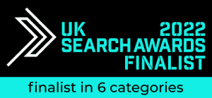 UK Search Awards 2022 Finalist
