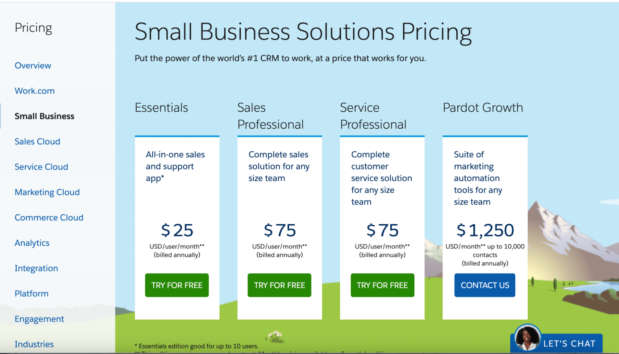 small business solutions pricing